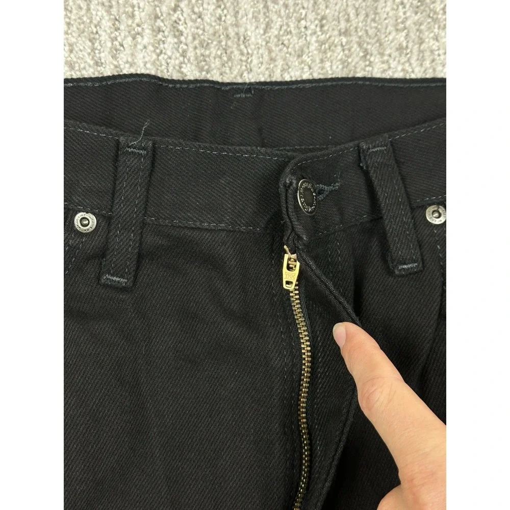 Wrangler Mens 33x30 Five Star Premium Denim Regular Fit U Shape Black Jeans NWT